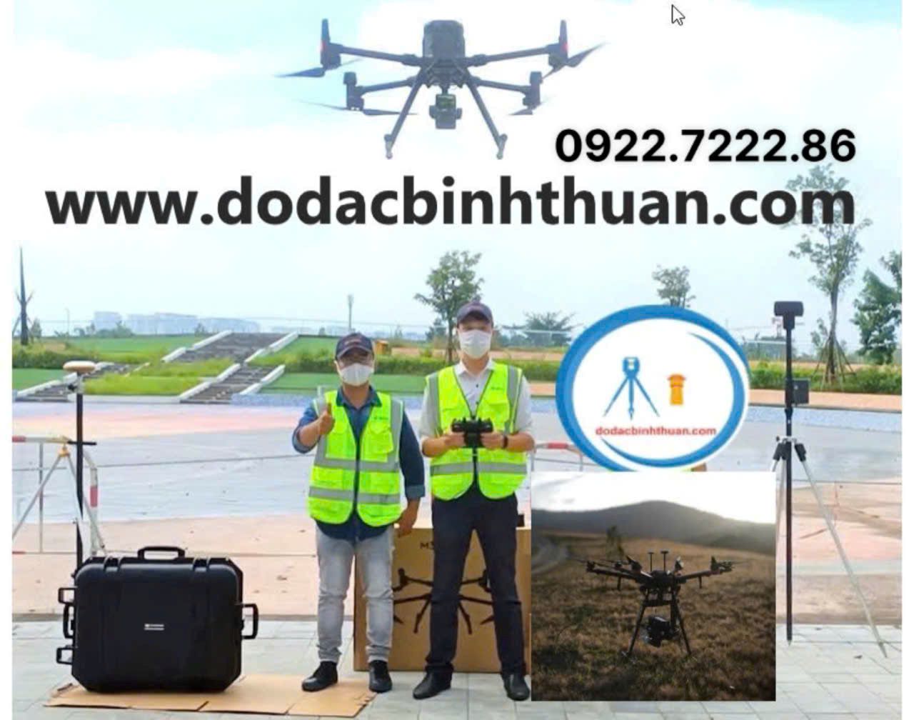 Đi trắc địa bằng máy bay không người lái (drone) | Đo Đạc Bình Thuận