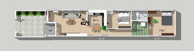 Bỏ túi 5 mẫu thiết kế nhà cấp 4 5×16m đẹp được khen hết lời | Xây Dựng Nhà Cấp 4