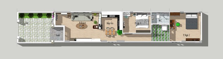 Bỏ túi 5 mẫu thiết kế nhà cấp 4 5×16m đẹp được khen hết lời | Xây Dựng Nhà Cấp 4